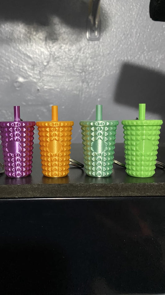 3d printed Studded keychains